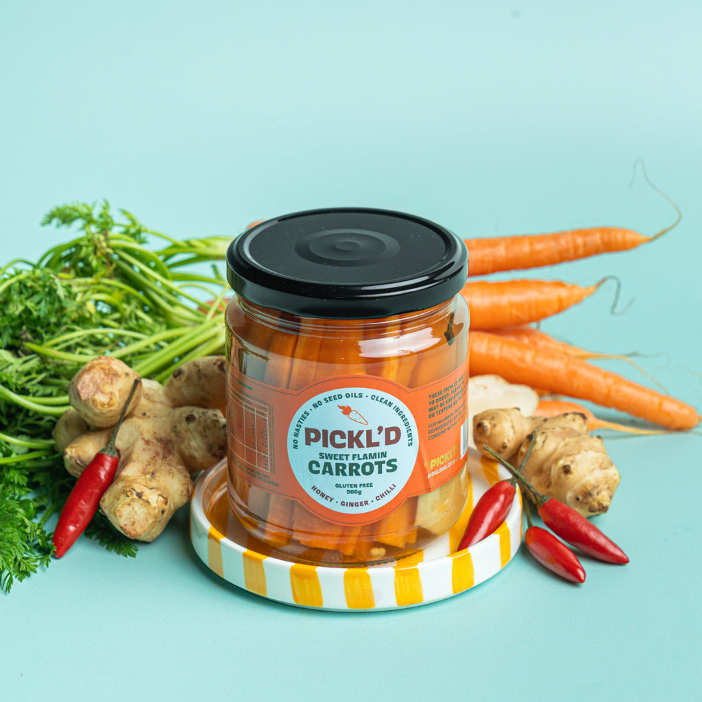 Sweet Flamin Carrots